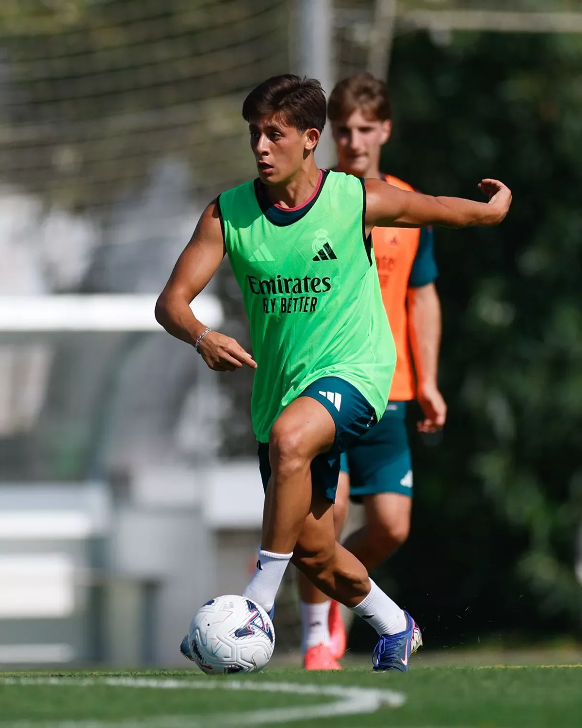 Arda Güler training with Real Madrid
