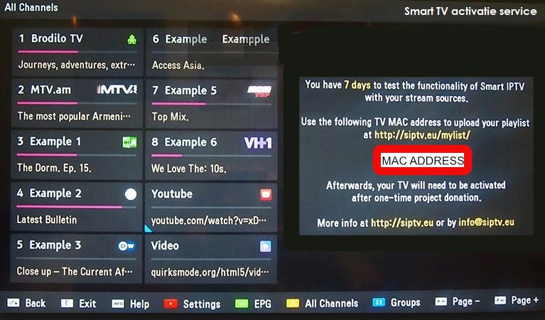 Smart IPTV - Find Your MAC Address